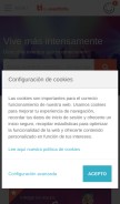 How ticketea.com looks like on a mobile device such as an iPhone.
