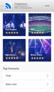 How ticketnetwork.com looks like on a mobile device such as an iPhone.
