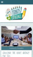 How tidbitsofexperience.com looks like on a mobile device such as an iPhone.