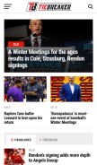 How tiebreaker.com looks like on a mobile device such as an iPhone.