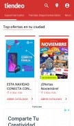 How tiendeo.mx looks like on a mobile device such as an iPhone.