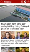 How tienphong.vn looks like on a mobile device such as an iPhone.