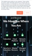 How tierpoint.com looks like on a mobile device such as an iPhone.
