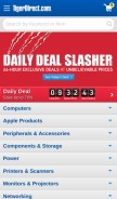 How tigerdirect.com looks like on a mobile device such as an iPhone.