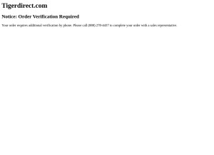 How tigerdirect.com looks like on a tablet such as an iPad.
