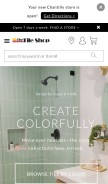 How tileshop.com looks like on a mobile device such as an iPhone.