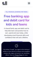 How tillfinancial.com looks like on a mobile device such as an iPhone.