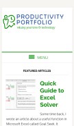 How timeatlas.com looks like on a mobile device such as an iPhone.