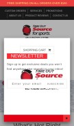 How timeoutsports.ca looks like on a mobile device such as an iPhone.