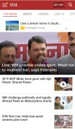 How timesofindia.com looks like on a mobile device such as an iPhone.