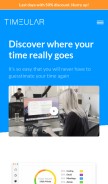 How timeular.com looks like on a mobile device such as an iPhone.