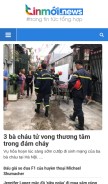 How tinmoi.news looks like on a mobile device such as an iPhone.