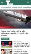How tintucvietnam.vn looks like on a mobile device such as an iPhone.