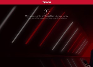 How tipico.de looks like on a tablet such as an iPad.