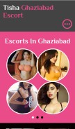 How tishaescort.com looks like on a mobile device such as an iPhone.