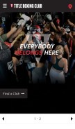 How titleboxingclub.com looks like on a mobile device such as an iPhone.