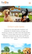 How tivola.de looks like on a mobile device such as an iPhone.
