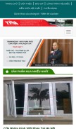 How tmawindow.com looks like on a mobile device such as an iPhone.