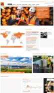 How tmk-group.com looks like on a mobile device such as an iPhone.