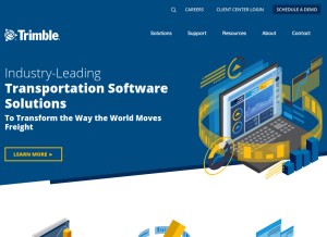 How tmwsystems.com looks like on a tablet such as an iPad.
