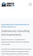 How tncomputermedics.com looks like on a mobile device such as an iPhone.