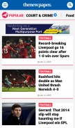How tnp.sg looks like on a mobile device such as an iPhone.