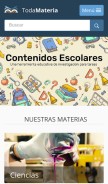 How todamateria.com looks like on a mobile device such as an iPhone.