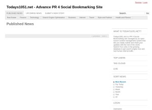 How todays1051.net looks like on a tablet such as an iPad.