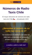How todoradiotaxi.cl looks like on a mobile device such as an iPhone.