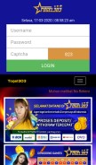 How togel303.us looks like on a mobile device such as an iPhone.