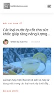 How toithichvina.com looks like on a mobile device such as an iPhone.