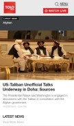 How tolonews.com looks like on a mobile device such as an iPhone.