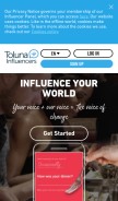 How tolunacdn.com looks like on a mobile device such as an iPhone.