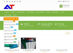 How tonchongnong.net looks like on a tablet such as an iPad.