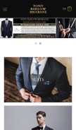 How tonybarlowbrisbane.com looks like on a mobile device such as an iPhone.
