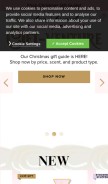 How toofaced.com looks like on a mobile device such as an iPhone.