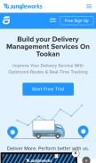 How tookanapp.com looks like on a mobile device such as an iPhone.