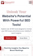 How tool.flance4u.com looks like on a mobile device such as an iPhone.
