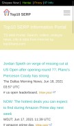 How top10serp.com looks like on a mobile device such as an iPhone.