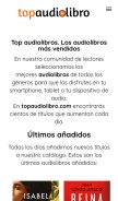 How topaudiolibro.com looks like on a mobile device such as an iPhone.
