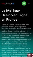 How topcasinosfr.com looks like on a mobile device such as an iPhone.