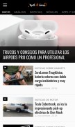 How topesdegama.com looks like on a mobile device such as an iPhone.