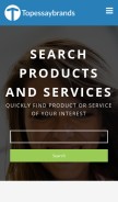 How topessaybrands.com looks like on a mobile device such as an iPhone.