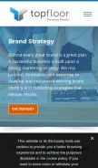 How topfloortech.com looks like on a mobile device such as an iPhone.