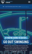 How topgolf.com looks like on a mobile device such as an iPhone.