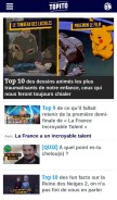 How topito.com looks like on a mobile device such as an iPhone.