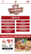 How toppers.com looks like on a mobile device such as an iPhone.