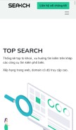 How topsearch.odoo.com looks like on a mobile device such as an iPhone.
