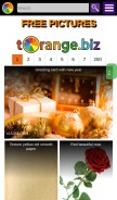 How torange.biz looks like on a mobile device such as an iPhone.