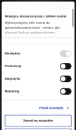 How toren.com.pl looks like on a mobile device such as an iPhone.